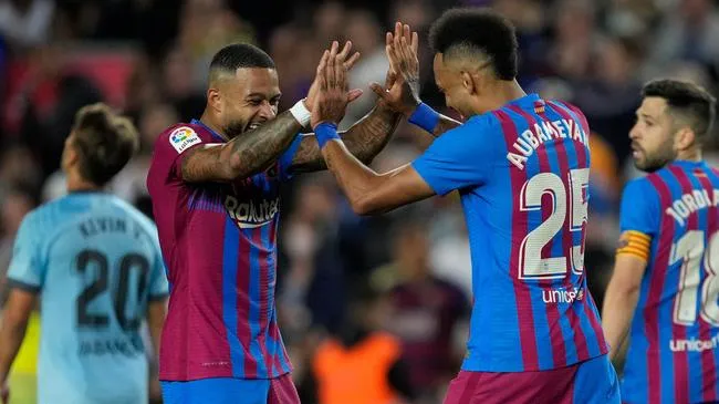 La Liga 11/5: Aubameyang tỏa sáng giúp Barca thắng dễ Celta Vigo