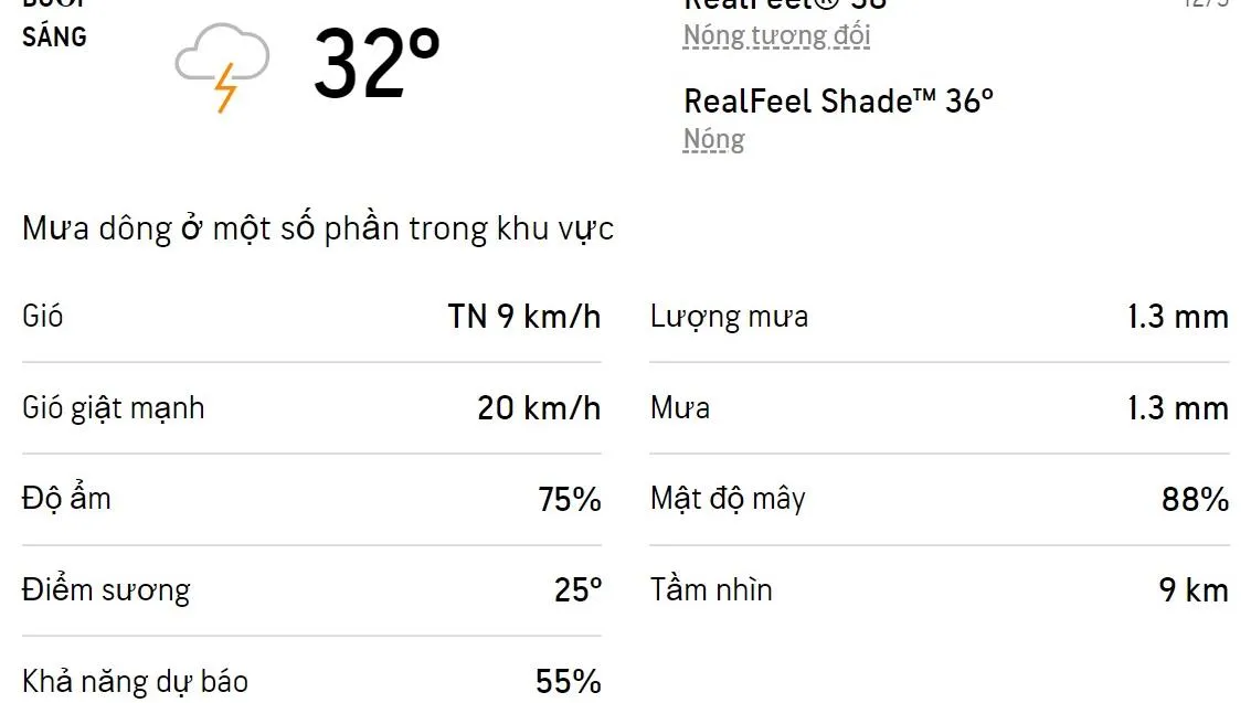 Dự báo thời tiết TPHCM hôm nay 12/5 và ngày mai 13/5/2022: Cả ngày có mưa dông