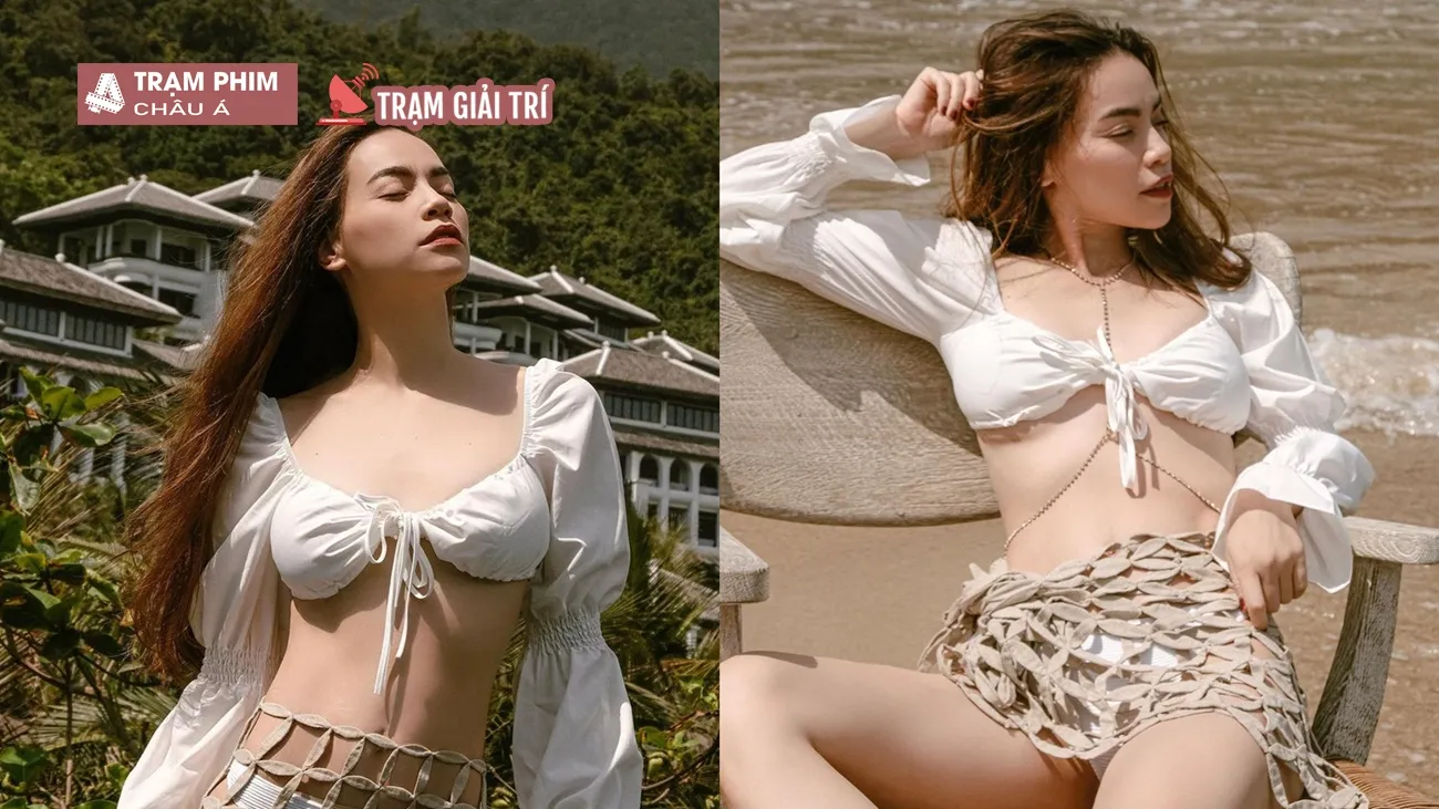 Hồ Ngọc Hà khoe dáng nuột nà với bikini lưới, nhan sắc mẹ 3 con khiến ai cũng ngưỡng mộ