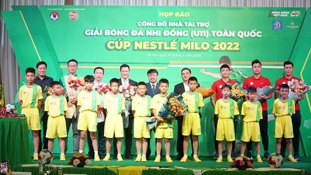 46 đội bóng dự tranh giải Bóng đá Nhi đồng toàn quốc 2022