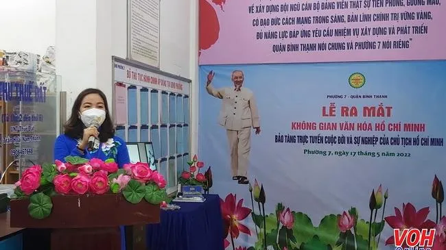 Ra mắt “Không gian văn hóa Hồ Chí Minh” tại Phường 7 – Quận Bình Thạnh