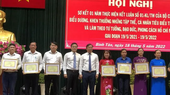 Bình Tân nhiều cá nhân truyền cảm hứng trong điển hình học tập và làm theo Bác