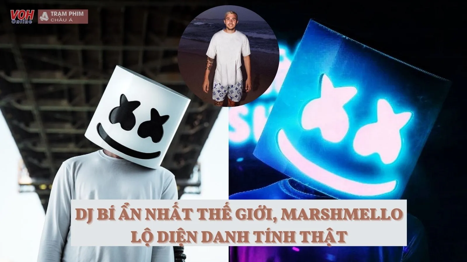 DJ bí ẩn nhất thế giới Marshmello lần đầu lộ diện, nhan sắc thế nào mà khiến fan náo loạn?