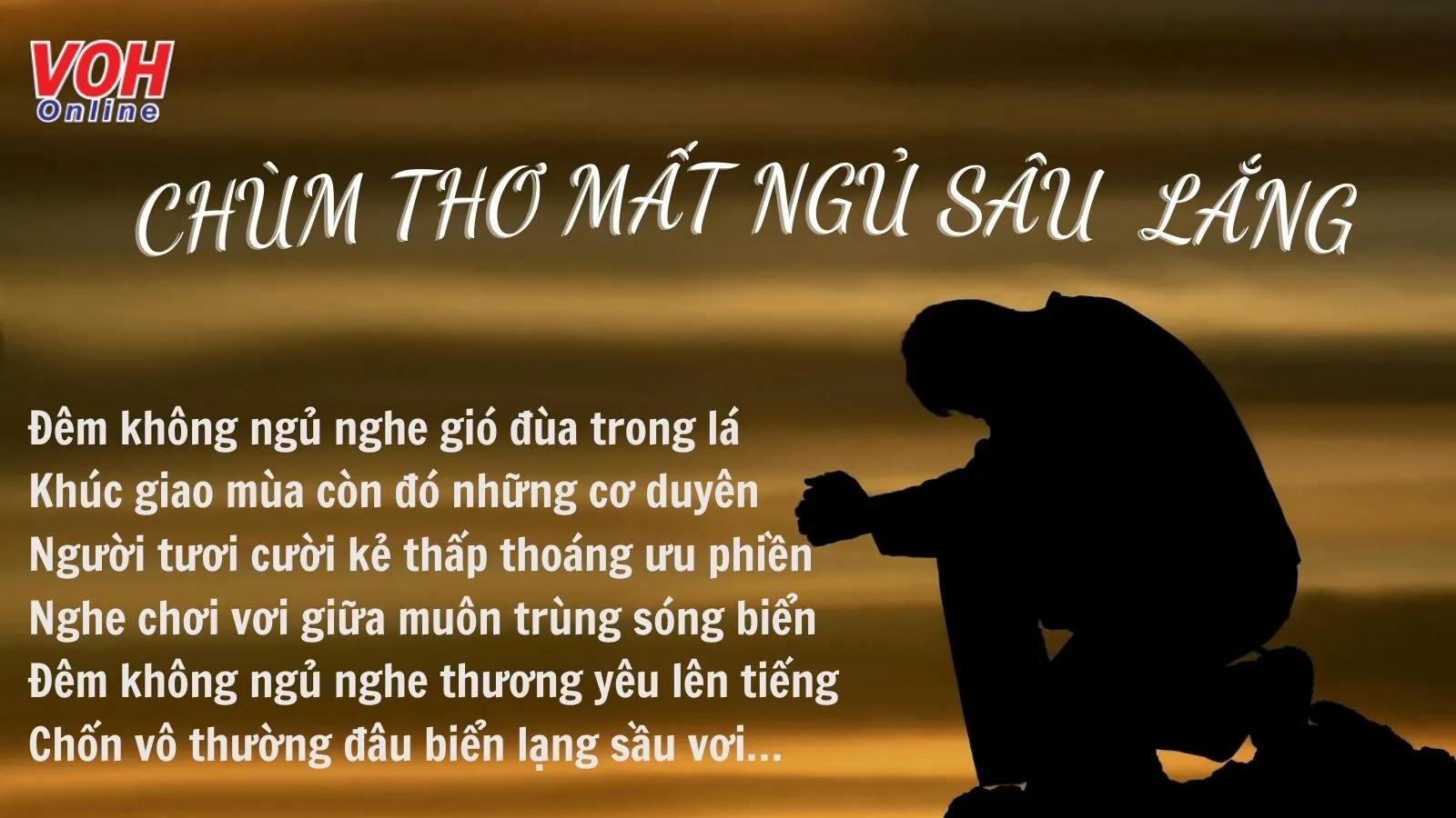 Thơ mất ngủ về đêm - chùm thơ đầy tâm trạng