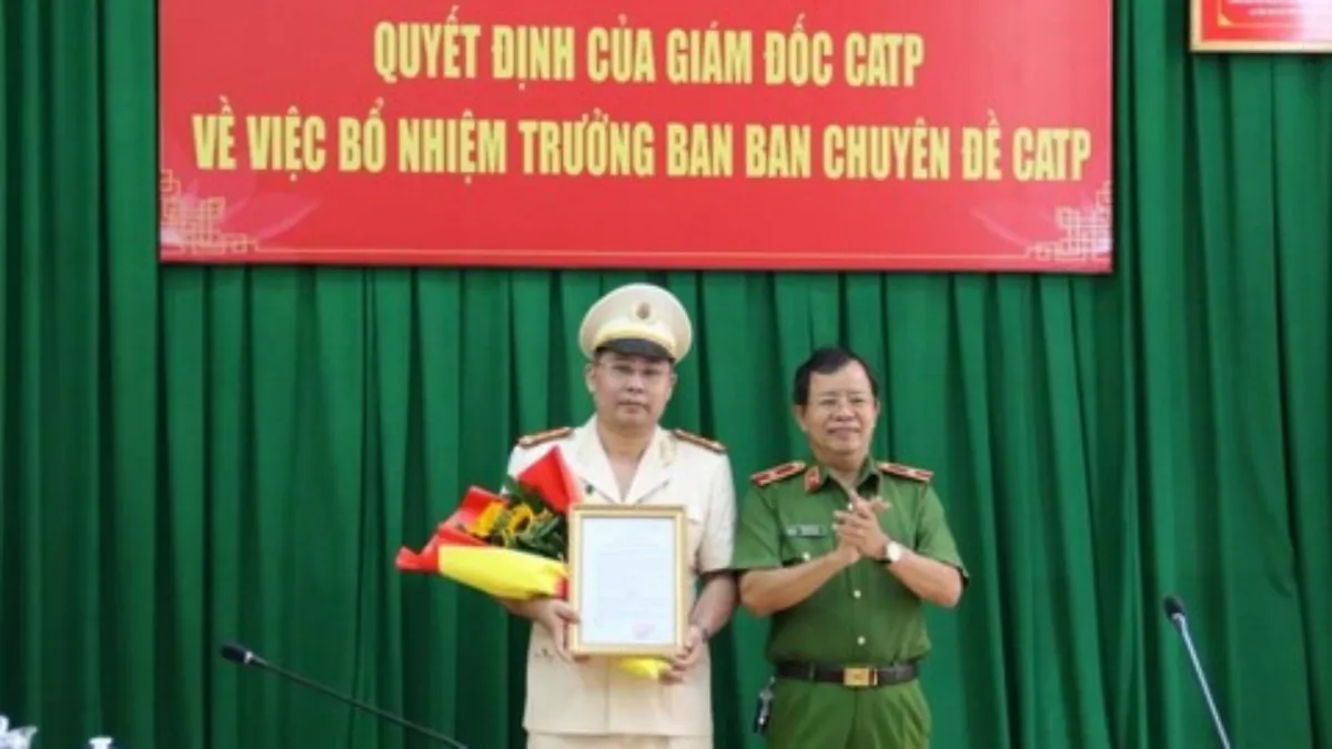 Công bố quyết định bổ nhiệm Trưởng Ban Chuyên đề Công an TPHCM