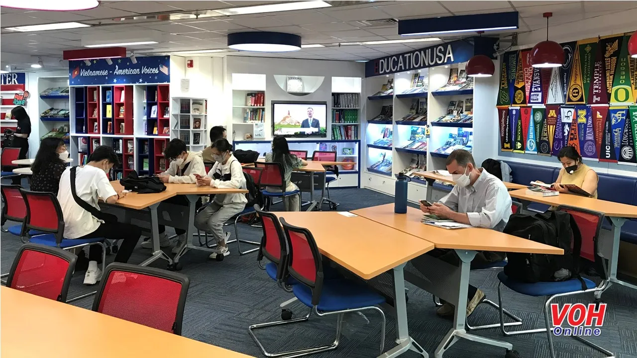 Trung tâm Hoa Kỳ hoạt động trở lại sau hơn 2 năm đóng cửa do dịch bệnh Covid-19