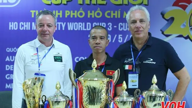 Nhiều cơ thủ hàng đầu thế giới tranh tài ở giải Billiards Carom 3 băng 2022