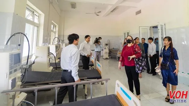 Bình Dương: Khánh thành hệ thống ô-xy lỏng do Chính phủ Hoa Kỳ tài trợ