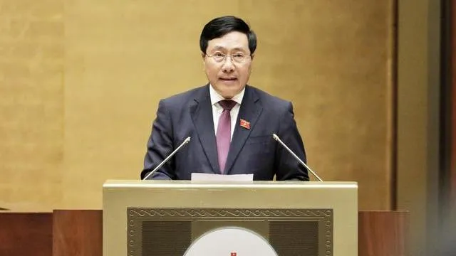 Hôm nay 9/6/2022, Phó Thủ tướng Thường trực Phạm Bình Minh trả lời chất vấn