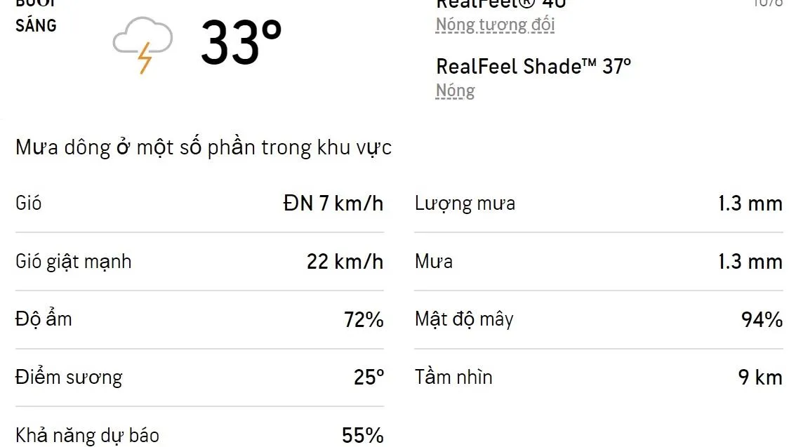 Dự báo thời tiết TPHCM hôm nay 10/6 và ngày mai 11/6/2022: Sáng-chiều có mưa