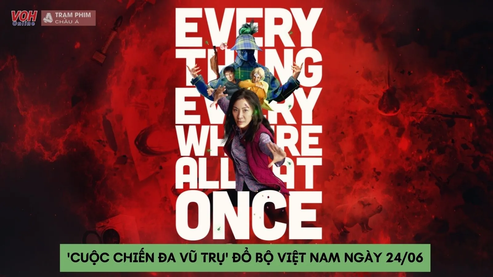 ‘Cuộc chiến đa vũ trụ’ Everything Everywhere All At Once chính thức đổ bộ Việt Nam