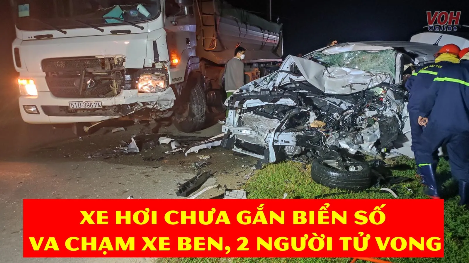 Tin nhanh chiều 14/6: Xe hơi chưa gắn biển số va chạm xe ben, 2 người tử vong