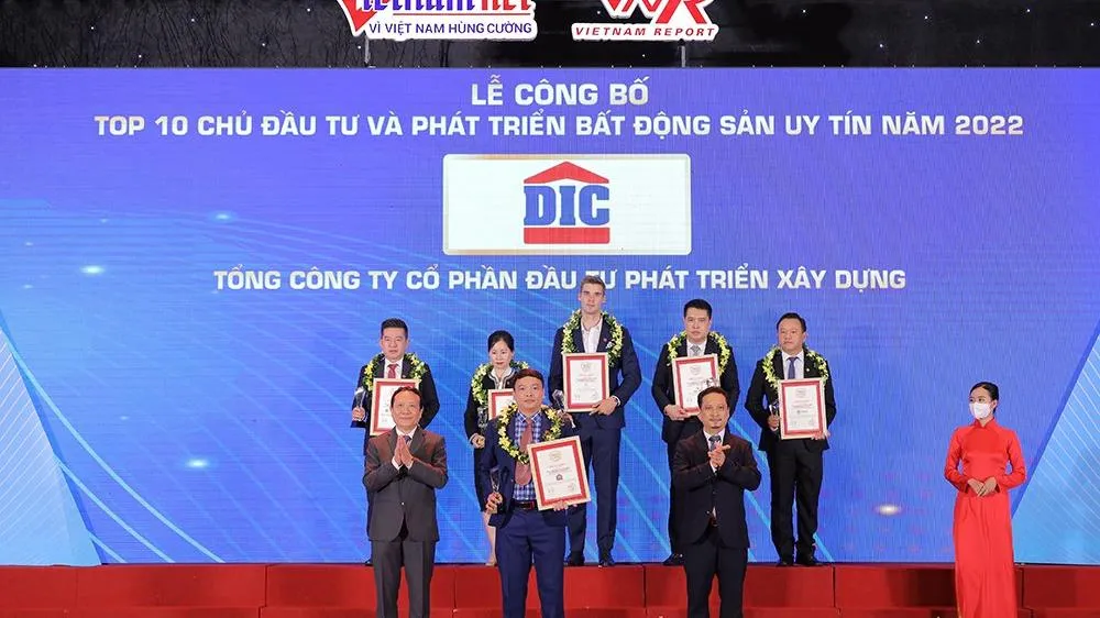 Tập đoàn DIC đạo TOP 10 chủ đầu tư bất động sản uy tín năm 2022