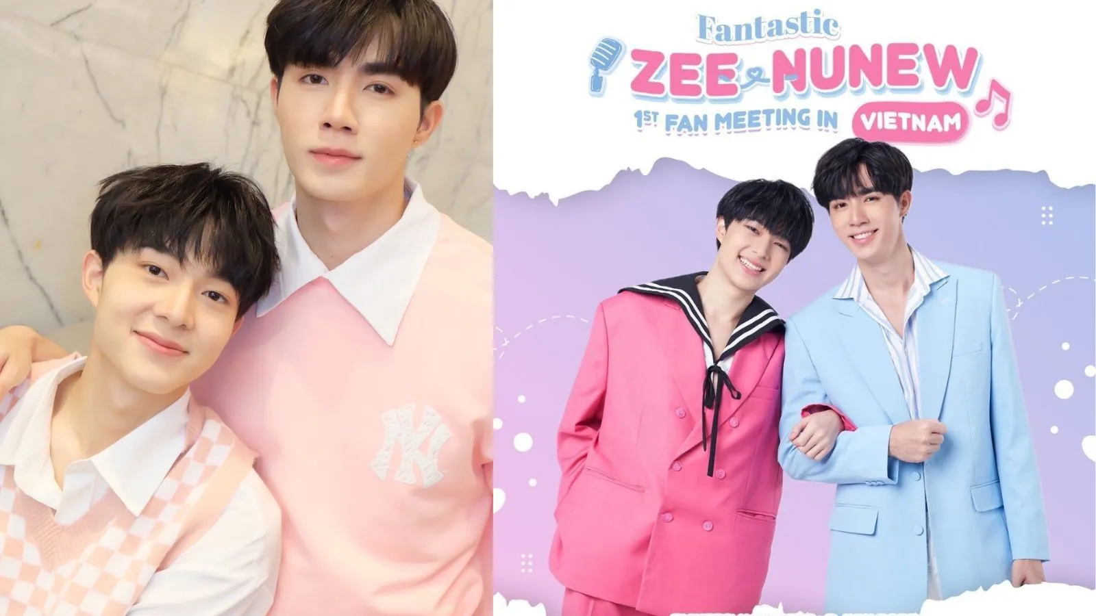 Cặp đôi Cutie Pie The Series ZeeNunew đến Việt Nam tổ chức fanmeeting