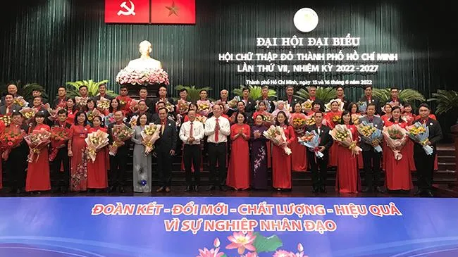 Đại hội đại biểu Hội Chữ thập đỏ TPHCM lần thứ VII, nhiệm kỳ 2022 - 2027