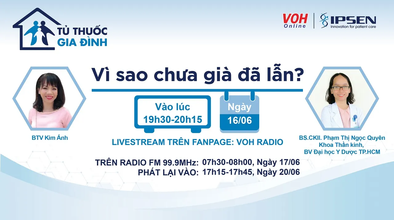 [Livestream] Vì sao chưa già đã lẫn