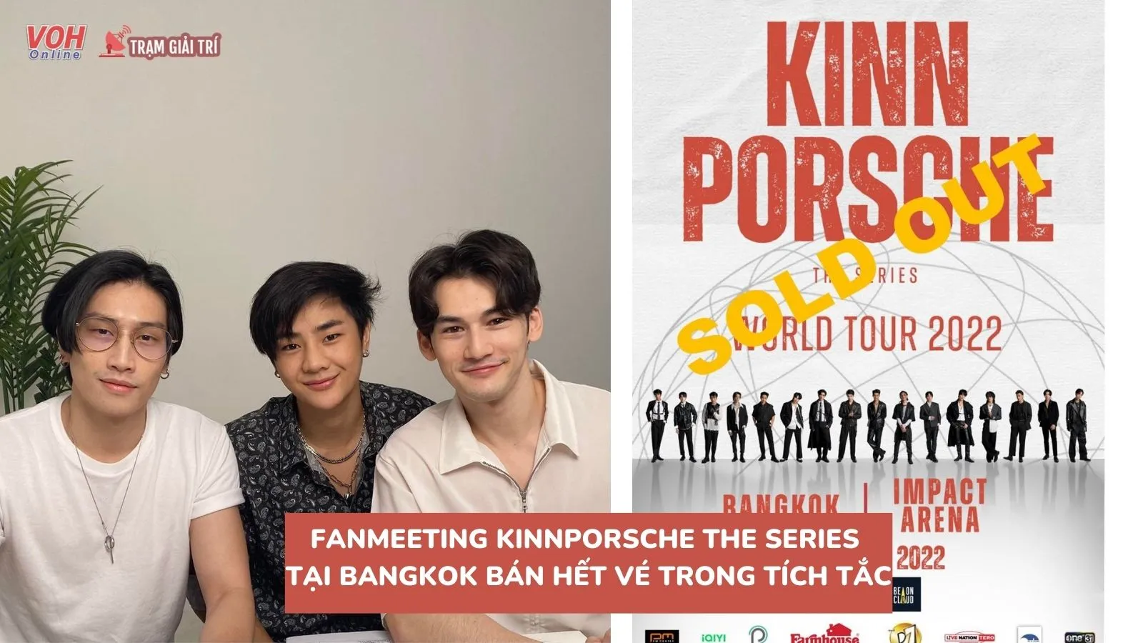 Fanmeeting KinPorsche The Series ‘sạch vé’ trong tích tắc, Bible Wichapas ‘cấm’ fan mua vé ‘chợ đen