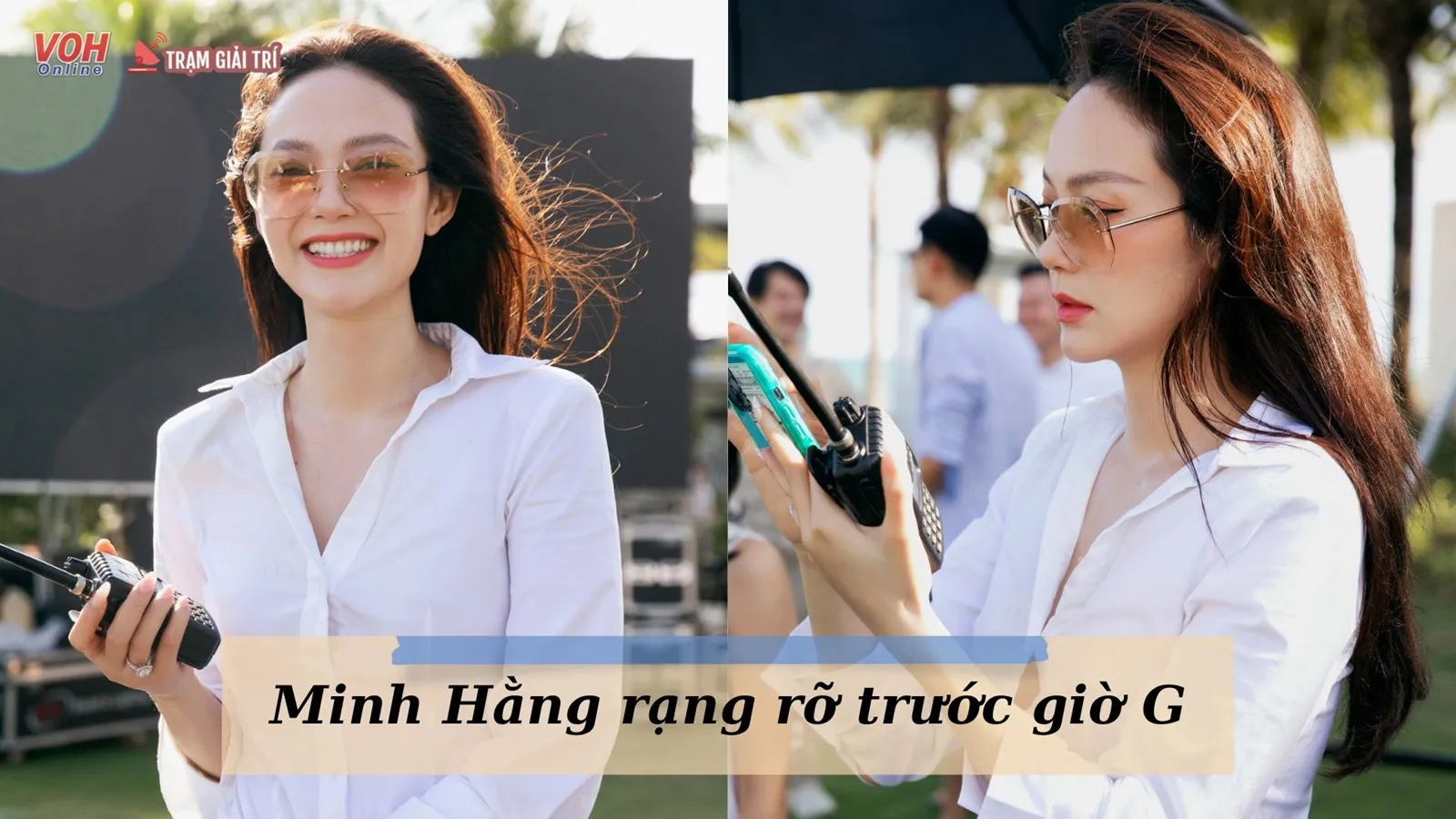 Minh Hằng tự làm đạo diễn cho đám cưới, hội bạn động viên nhiệt tình trước giờ G