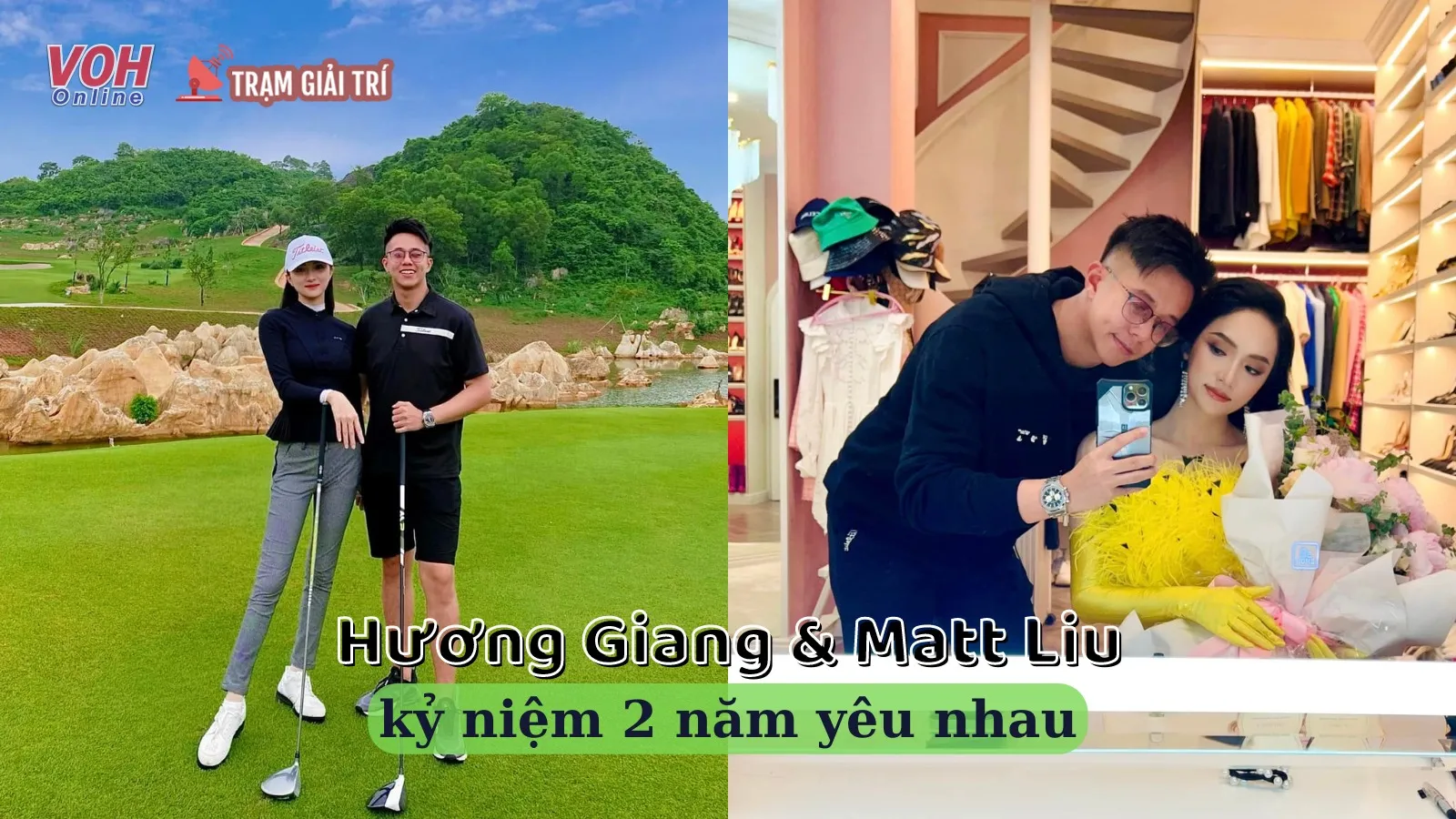 Hương Giang và Matt Liu kỷ niệm 2 năm yêu nhau, đập tan tin đồn rạn nứt