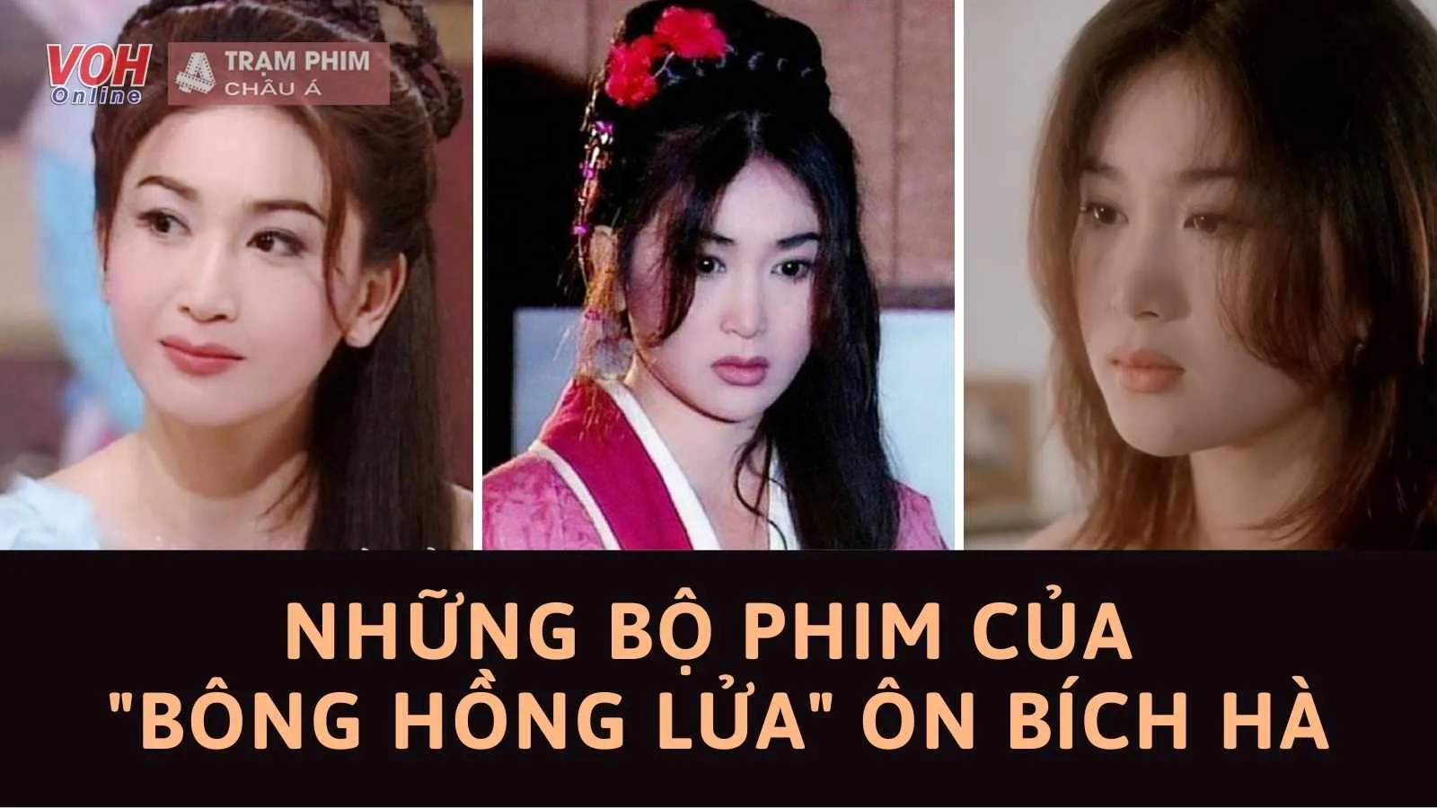 Những bộ phim làm nên tên tuổi của Ôn Bích Hà