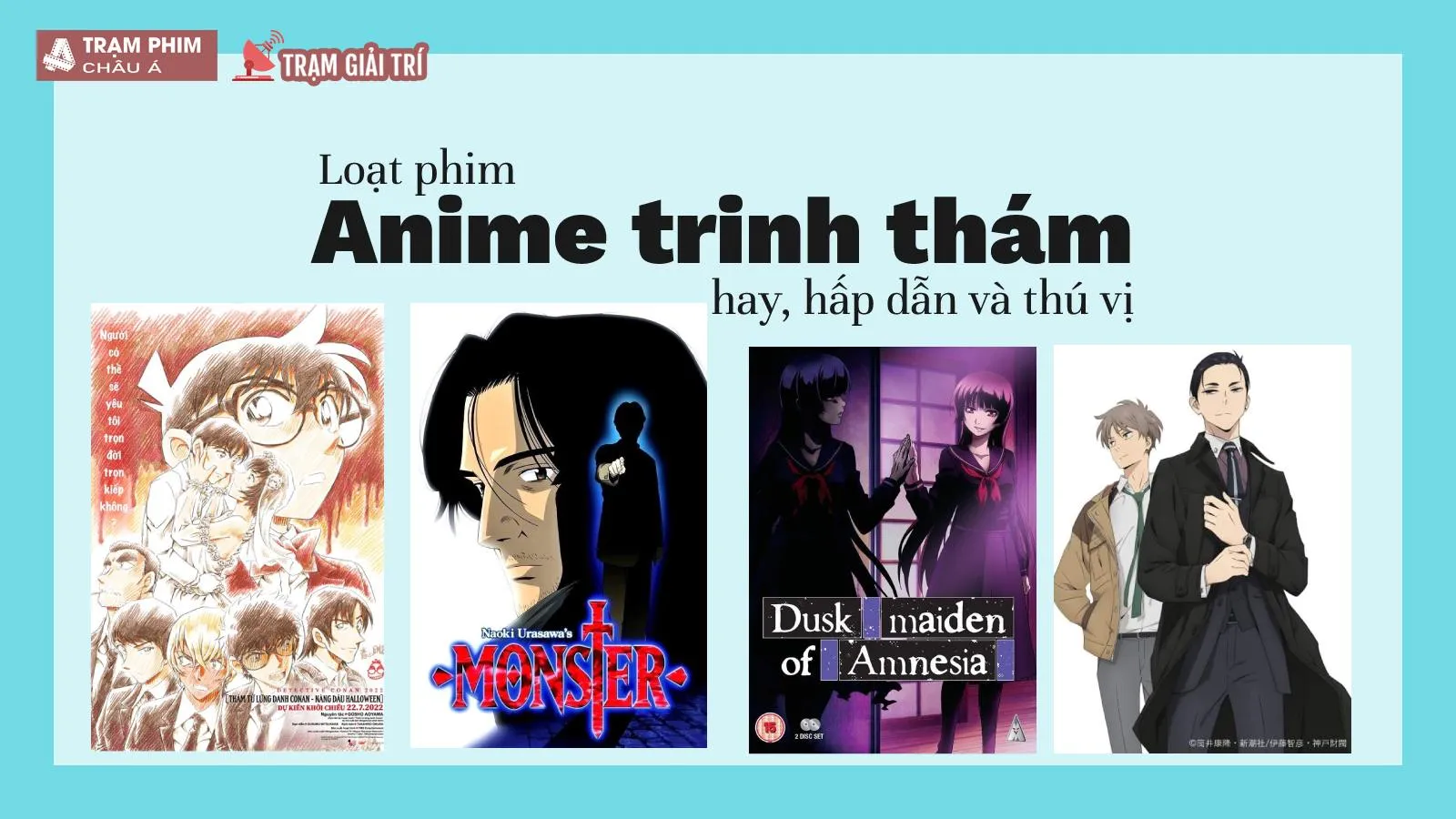 Top 19 bộ anime trinh thám Nhật Bản hay và hấp dẫn nhất