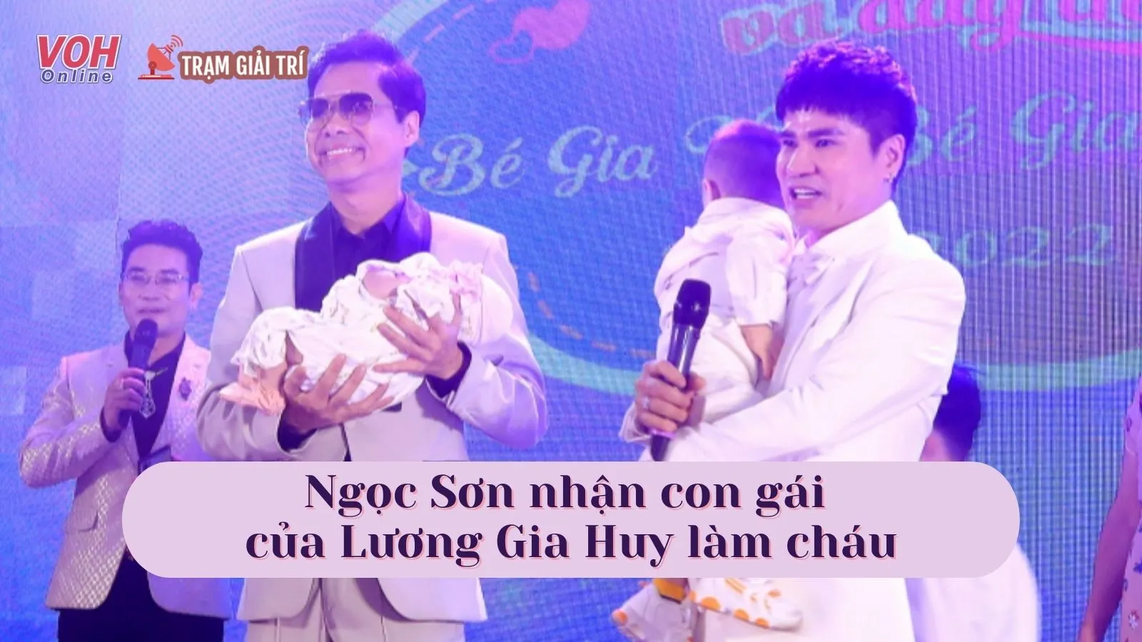 Ngọc Sơn nhận con gái của Lương Gia Huy làm cháu nuôi