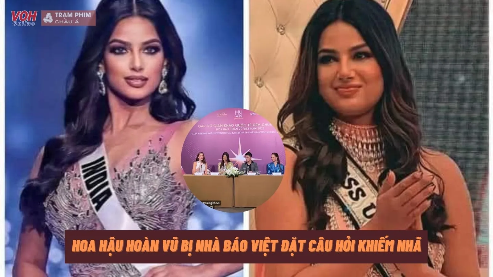 Hoa hậu Hoàn Vũ Harnaaz Sandhu bị hỏi kém duyên về cân nặng, BTC MUV xử lý thế nào?