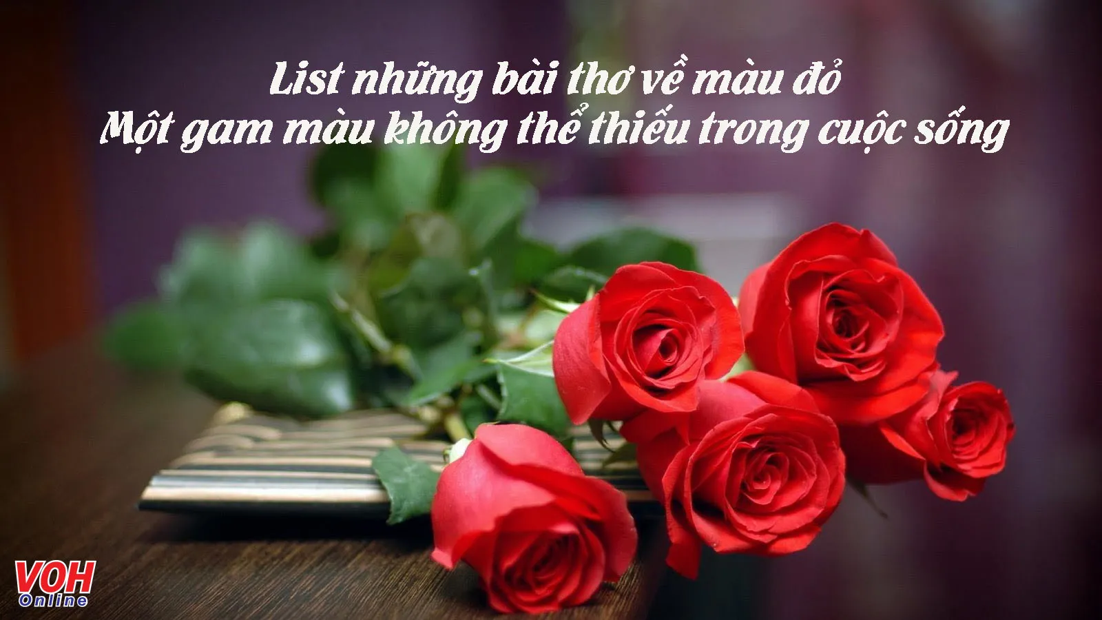 18 bài thơ về màu đỏ trong tình yêu hay và ý nghĩa