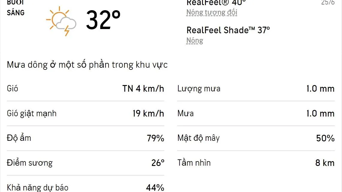 Dự báo thời tiết TPHCM hôm nay 25/6 và ngày mai 26/6/2022: Có mưa, UV ở mức 10-11