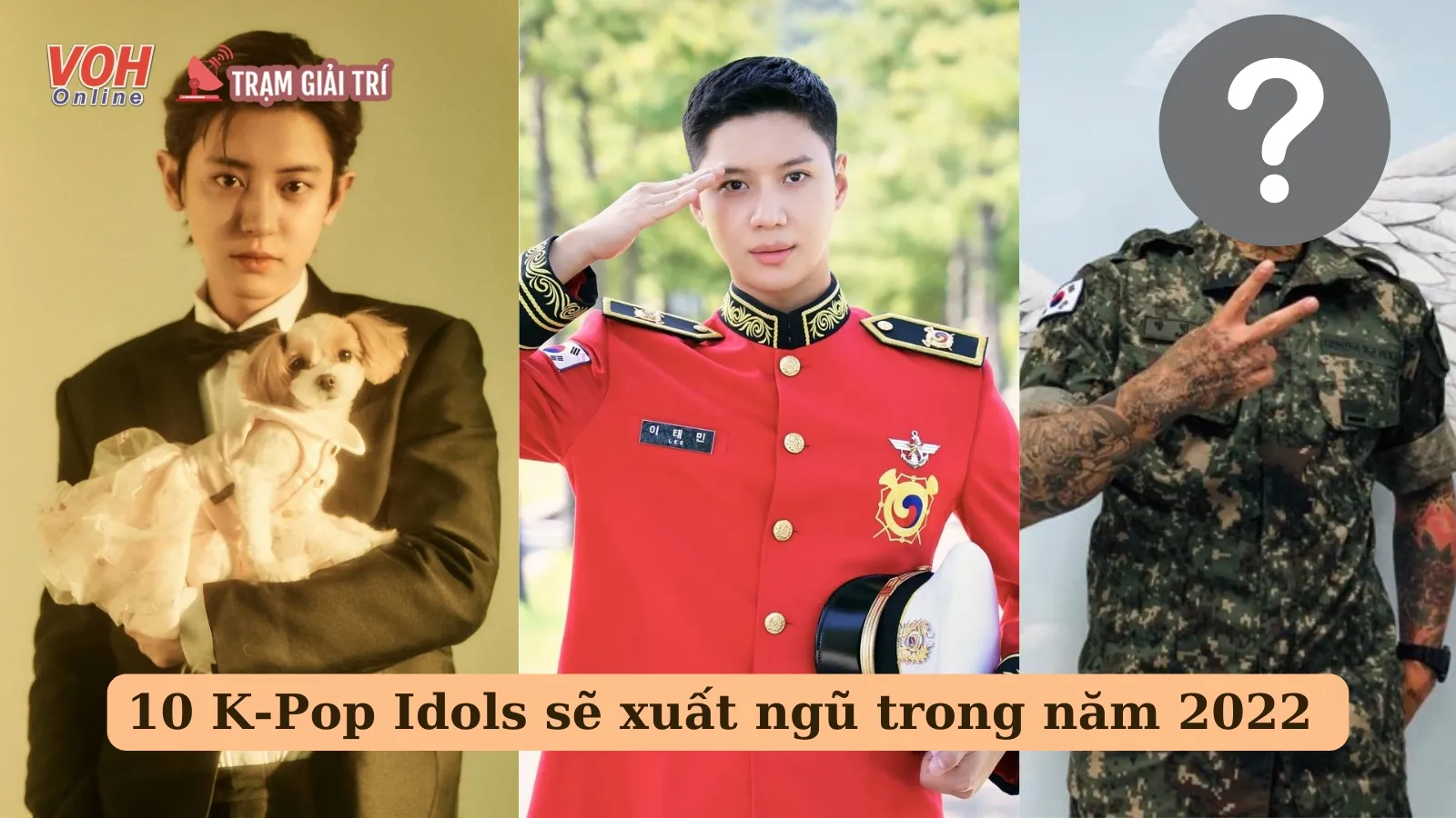 Chanyeol (EXO), Taemin (SHINee) và 8 thần tượng khác sẽ xuất ngũ trong năm nay