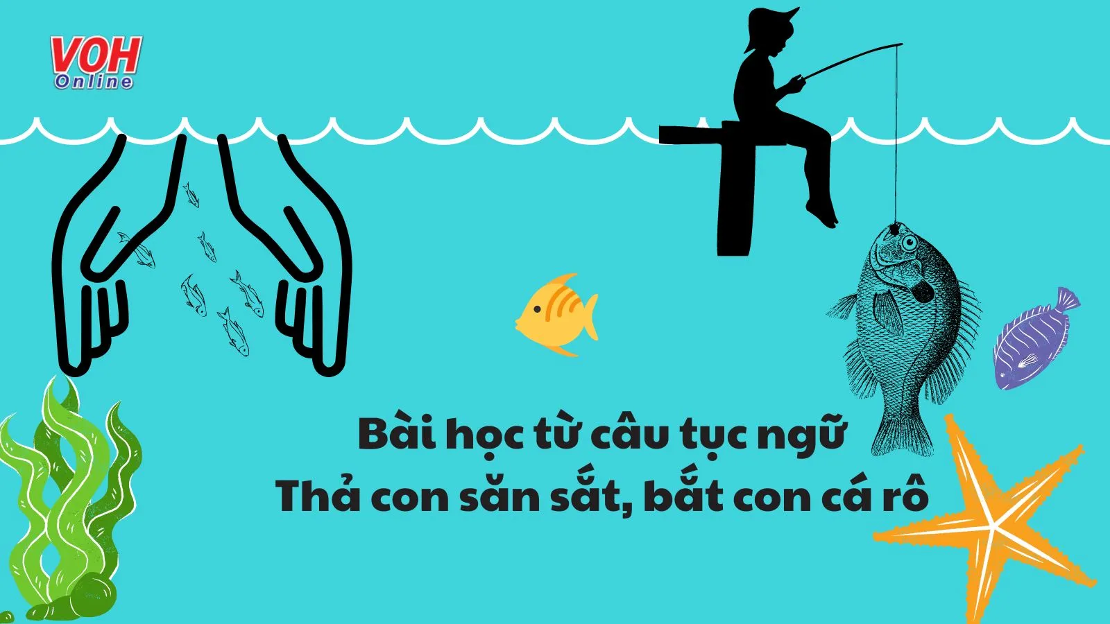 Giải thích ý nghĩa của câu tục ngữ ‘Thả con săn sắt bắt con cá rô’ nói lên điều gì?