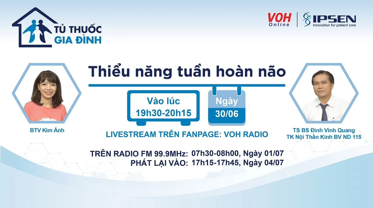 [Livestream] Thiểu năng tuần hoàn não