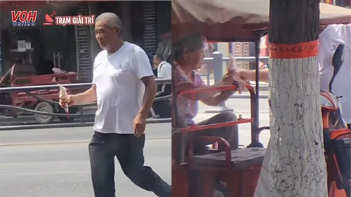 Đội nắng đi mua kem cho vợ, ông lão khiến cư dân mạng tan chảy vì hành động ngọt ngào