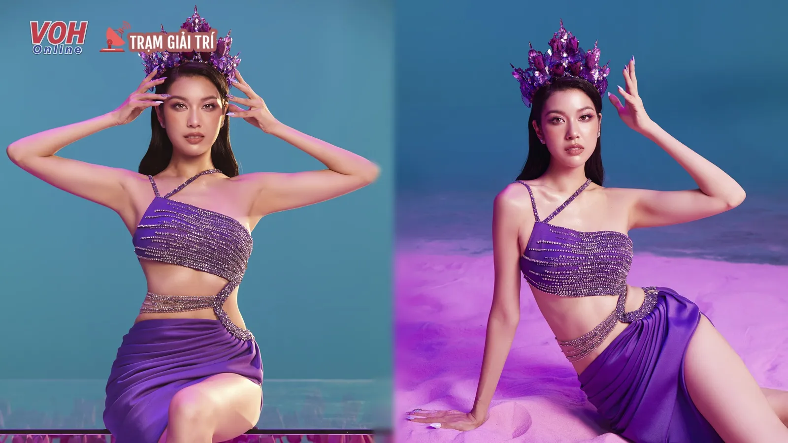 Á hậu Thúy Vân xác nhận debut làm ca sĩ, tạo hình nữ hoàng đội vương miện tím gây tò mò