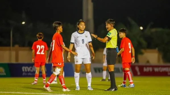 AFF Cup nữ 2022: ĐT nữ Campuchia chia điểm ĐT nữ Lào