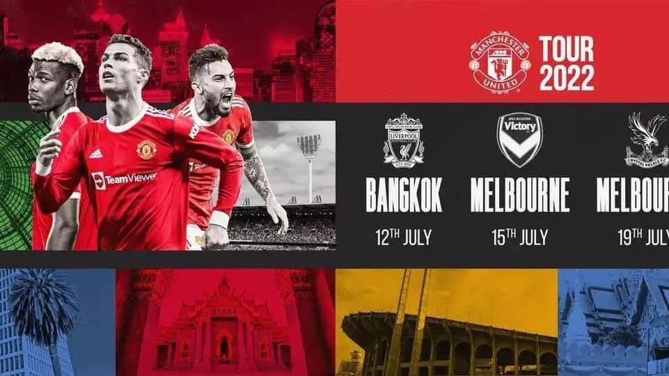 Tin tức MU 6/7: Lịch du đấu hè 2022 của quỷ đỏ Old Trafford