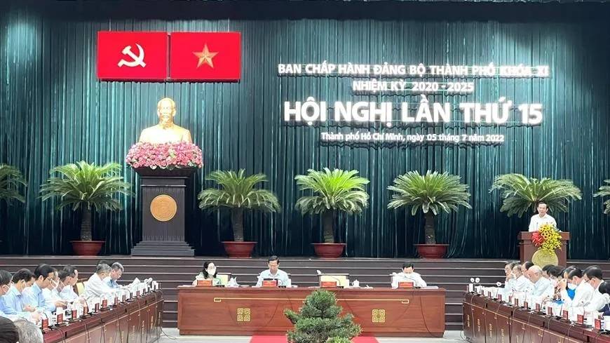 Kết quả Hội nghị lần thứ 15  Ban Chấp hành Đảng bộ TPHCM khóa XI mở rộng