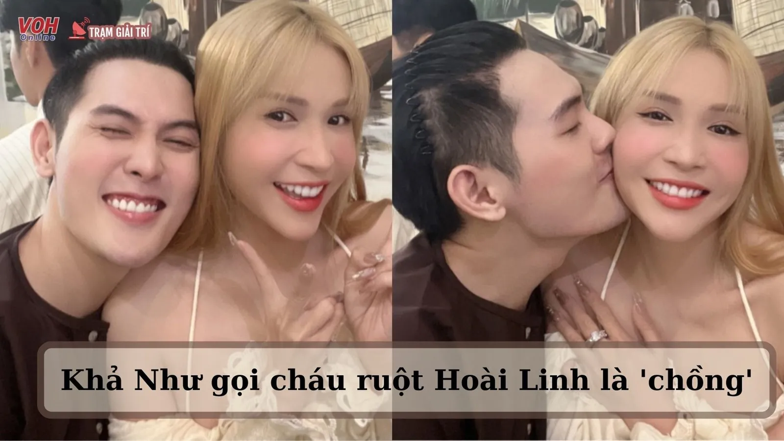 Cháu ruột Hoài Linh ôm hôn Khả Như thắm thiết, nghi vấn cả hai hẹn hò?