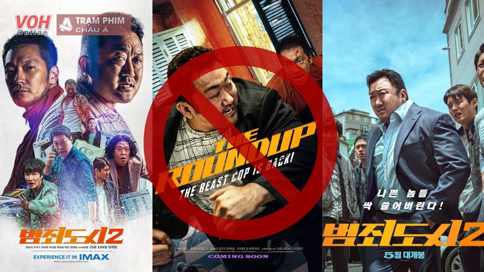 Thành Phố Tội Phạm 2 (The Roundup) của Ma Dong Seok và Son Seok Koo bị cấm chiếu tại Việt Nam