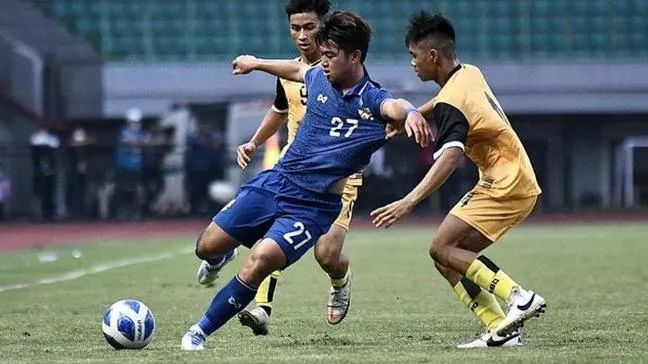 U19 Đông Nam Á 2022: U19 Thái Lan chỉ ghi 2 bàn vào lưới Brunei