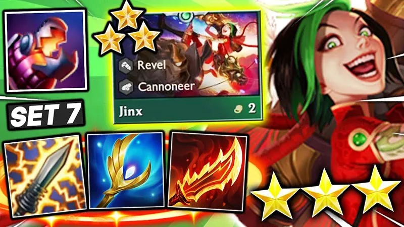 Cách lên đồ Jinx DTCL mùa 7 và đội hình Jinx mạnh nhất