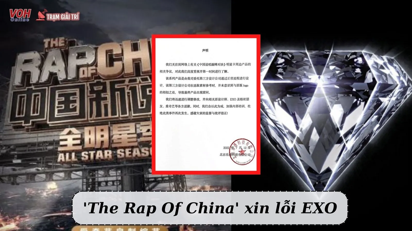 &#039;The Rap Of China&#039; xin lỗi vì đạo nhái trắng trợn