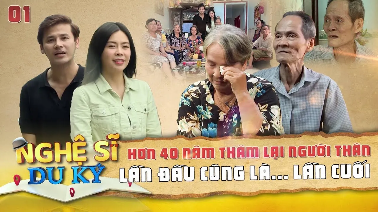 Cụ ông rưng nước mắt khi đoàn tụ với người thân sau hơn 40 năm nhờ Anh Tài và Vũ Ngọc Ánh