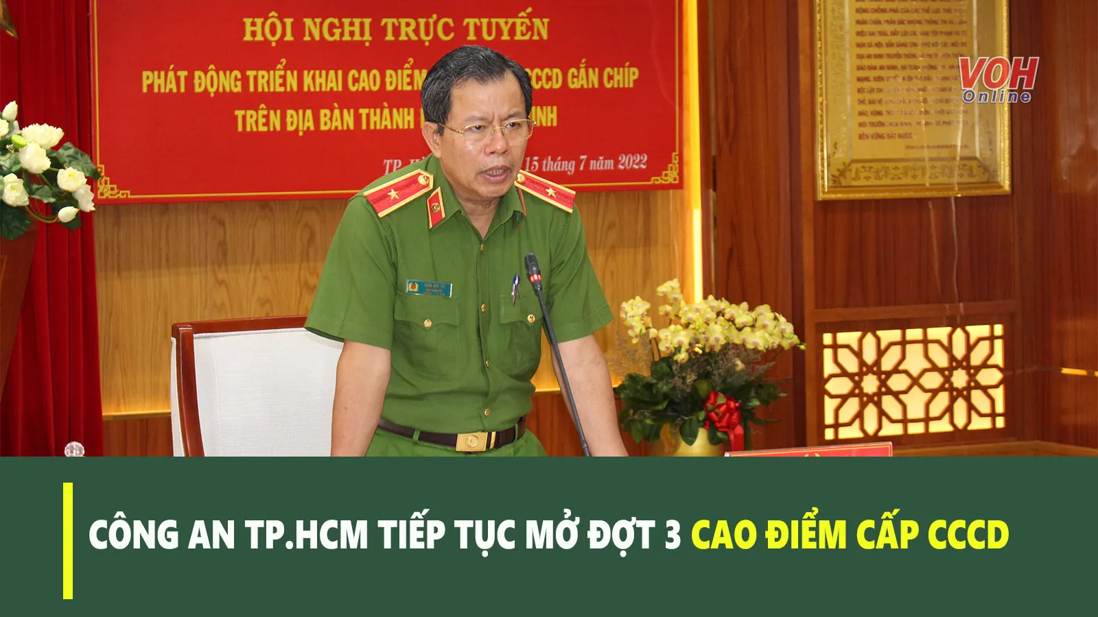 Tin nhanh chiều 15/7: Công an TP.HCM tiếp tục mở đợt cao điểm cấp căn cước công dân gắn chip