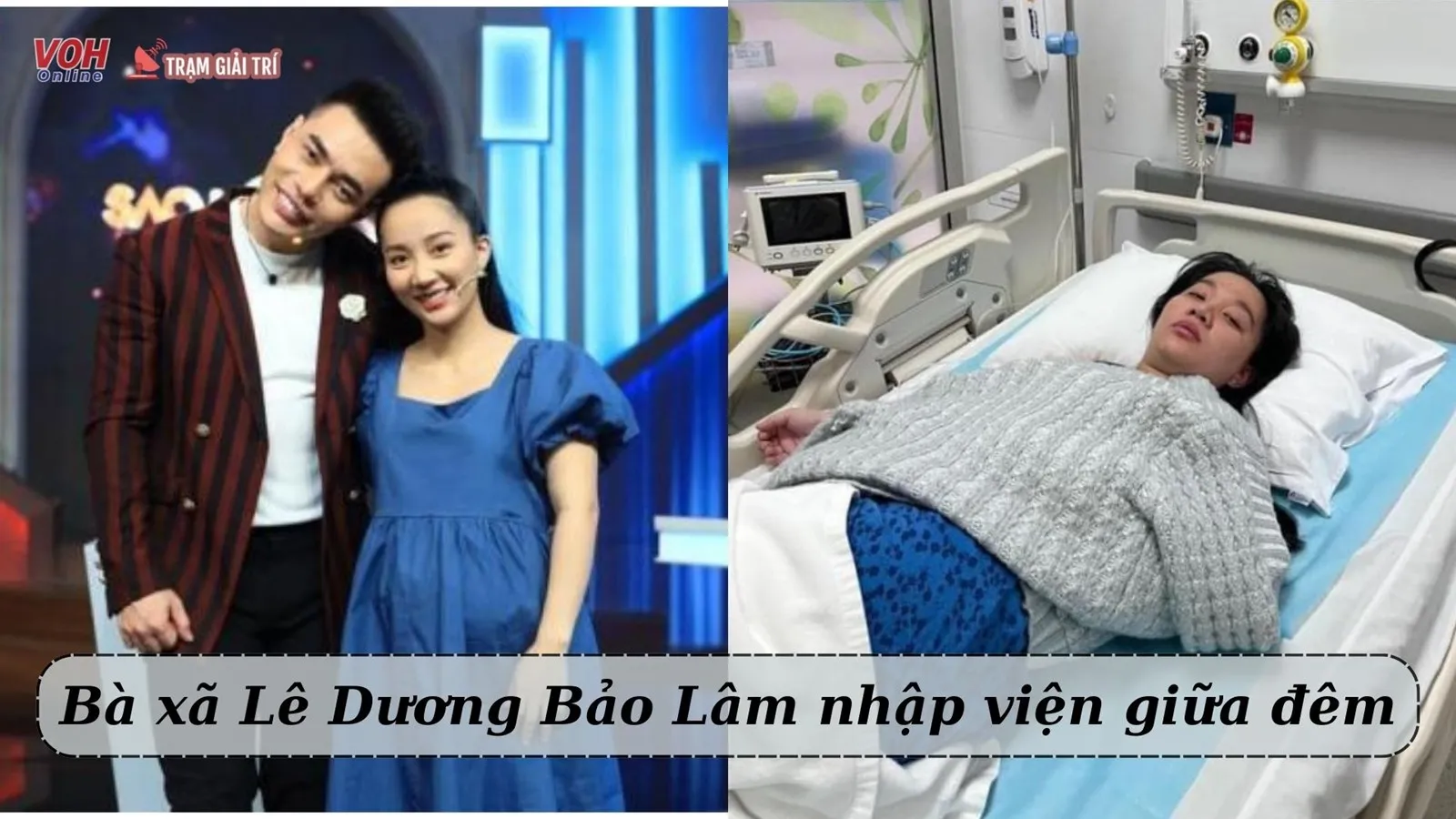 Bà xã Lê Dương Bảo Lâm nhập viện giữa đêm