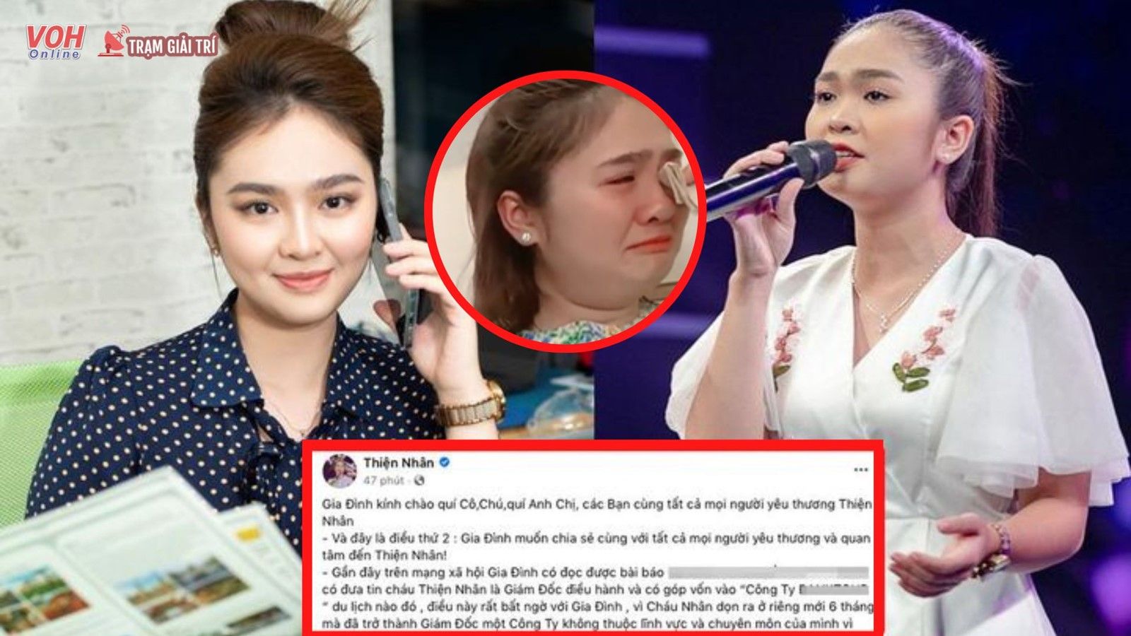 Thiện Nhân livestream lên tiếng về tin bỏ nhà ra đi