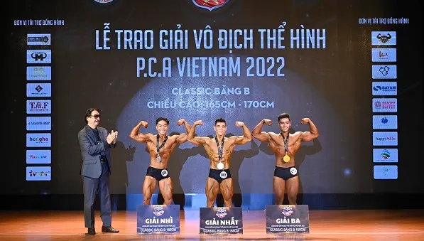 Hấp dẫn giải vô địch thể hình PCA Việt Nam 2022