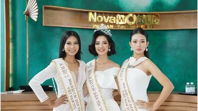 NovaWorld Ho Tram có sức hút đặc biệt với top 3 Hoa hậu các Dân tộc