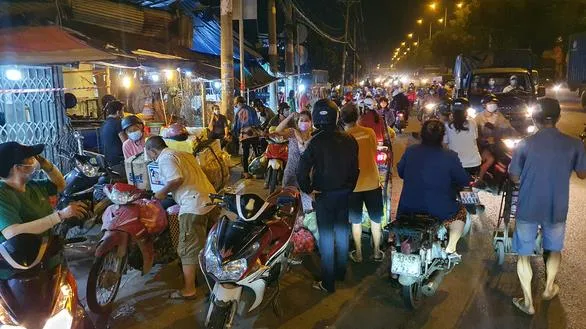 Đảm bảo trật tự an toàn giao thông khu vực chợ nông sản Thủ Đức