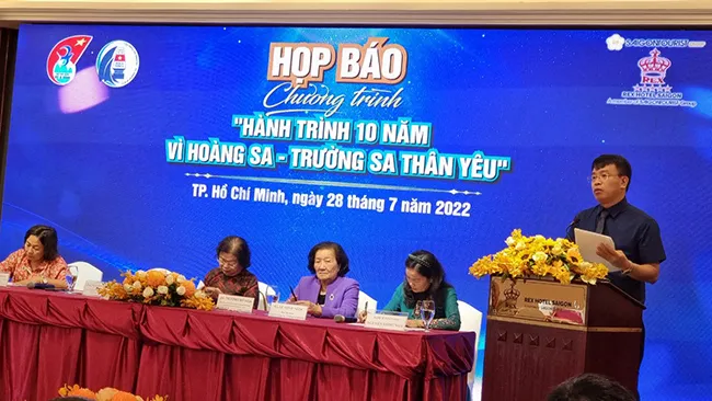 Công bố chuỗi hoạt động “Hành trình 10 năm vì Hoàng Sa - Trường Sa thân yêu”